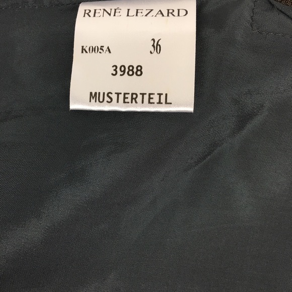 NWT RENE LEZARD A-Line Viscose Skirt - Picture 7 of 8